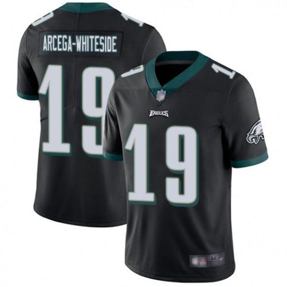 Men Philadelphia Eagles 19 J.J.Arcega-Whiteside Nike Black Limited NFL Jersey